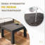 Ensemble de chaises longues inclinables de 33 po avec table