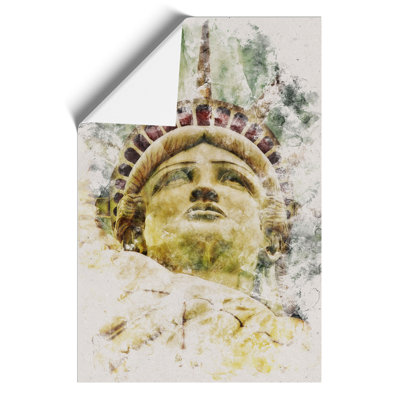 The Statue of Liberty Watercolour - Frameless Print
