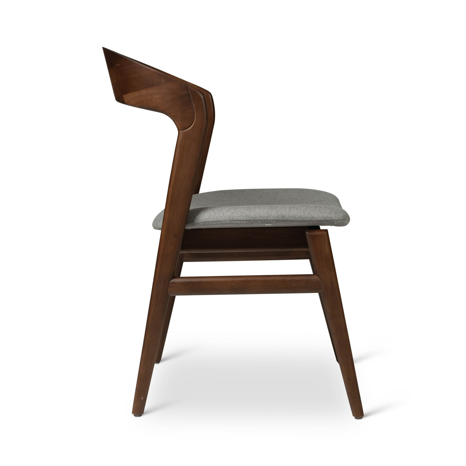 Anela Oak Dining Chair, Nogal/Gray