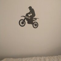 Motocross Decal Da Parete Dirt Bike Rider Adesivo Parete Moto Decorazione  Parete Adesivi Da Parati Nursery Camera da Letto Decor 644EZ -  Italia