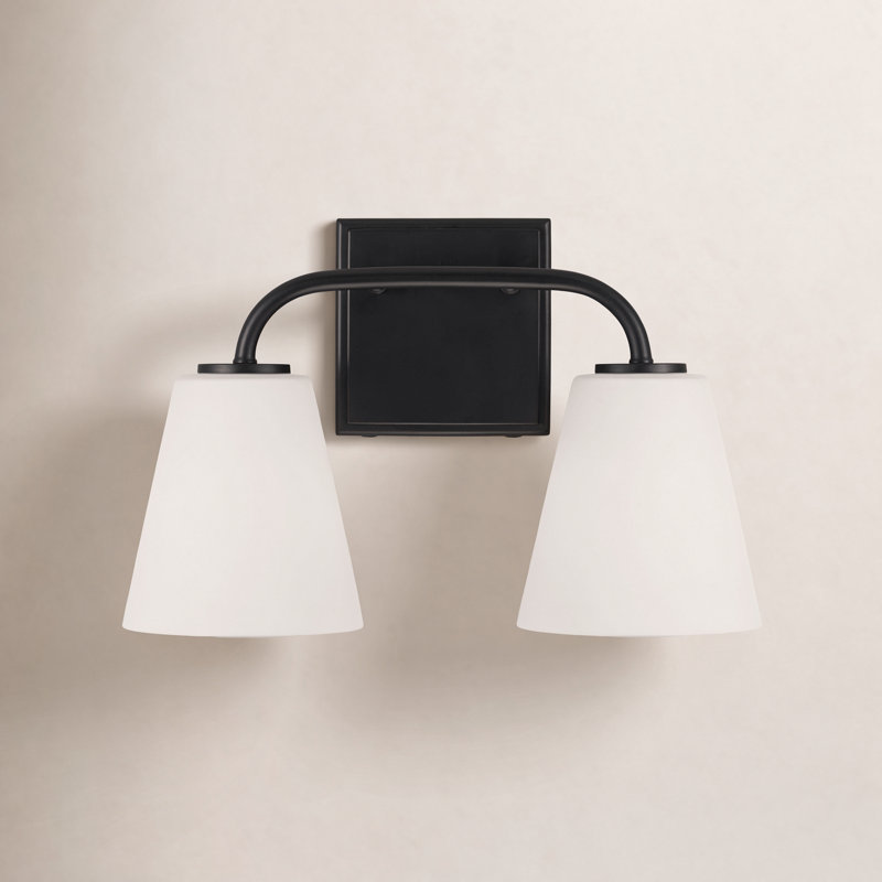 Crete 2 - Light Dimmable Vanity Light, Matte Black