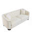 Canapé Chesterfield moderne de 77 pouces en velours