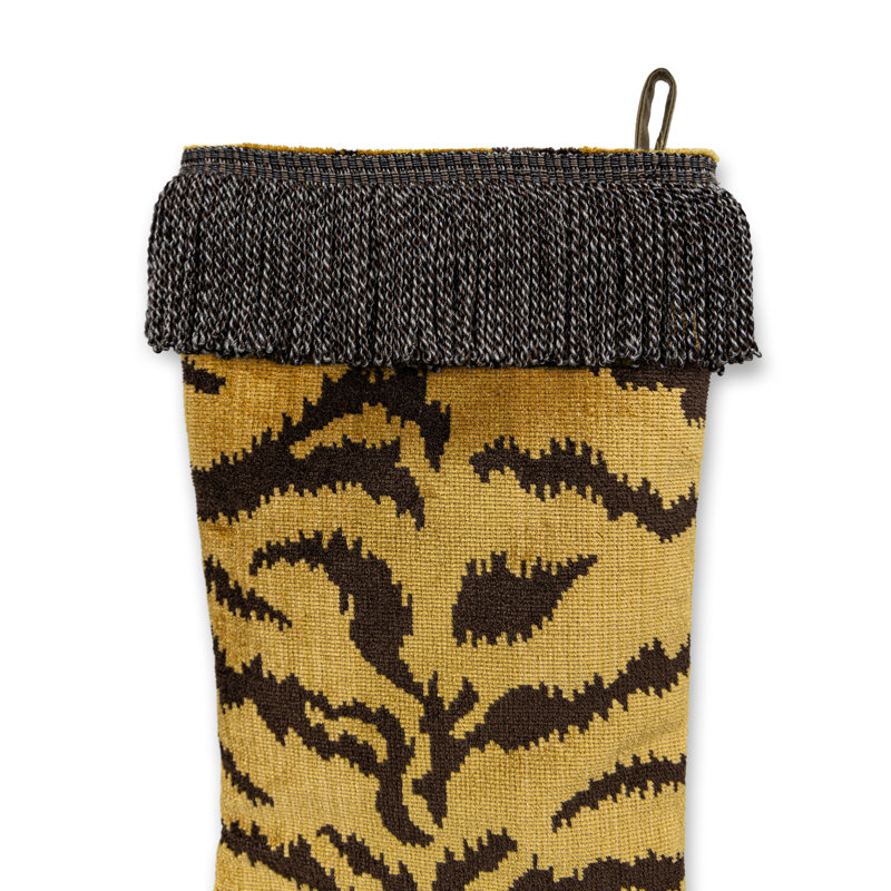 TIGRE STOCKING / TRIM, Or/noir
