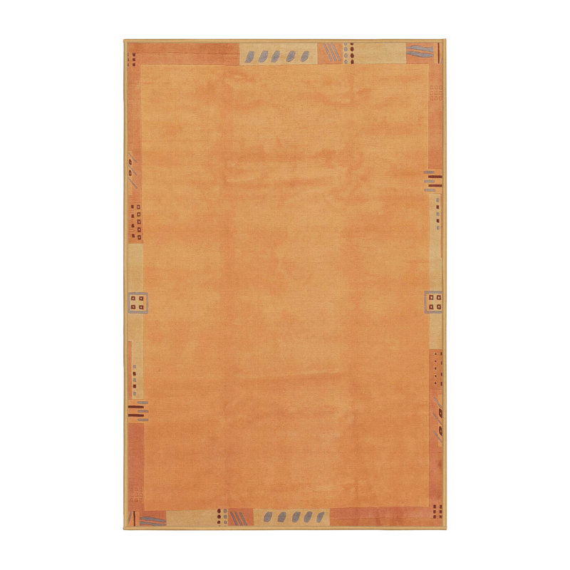 Tapis décoratif multicolore à motif abstrait, Rectangle 5 pi x 7 pi