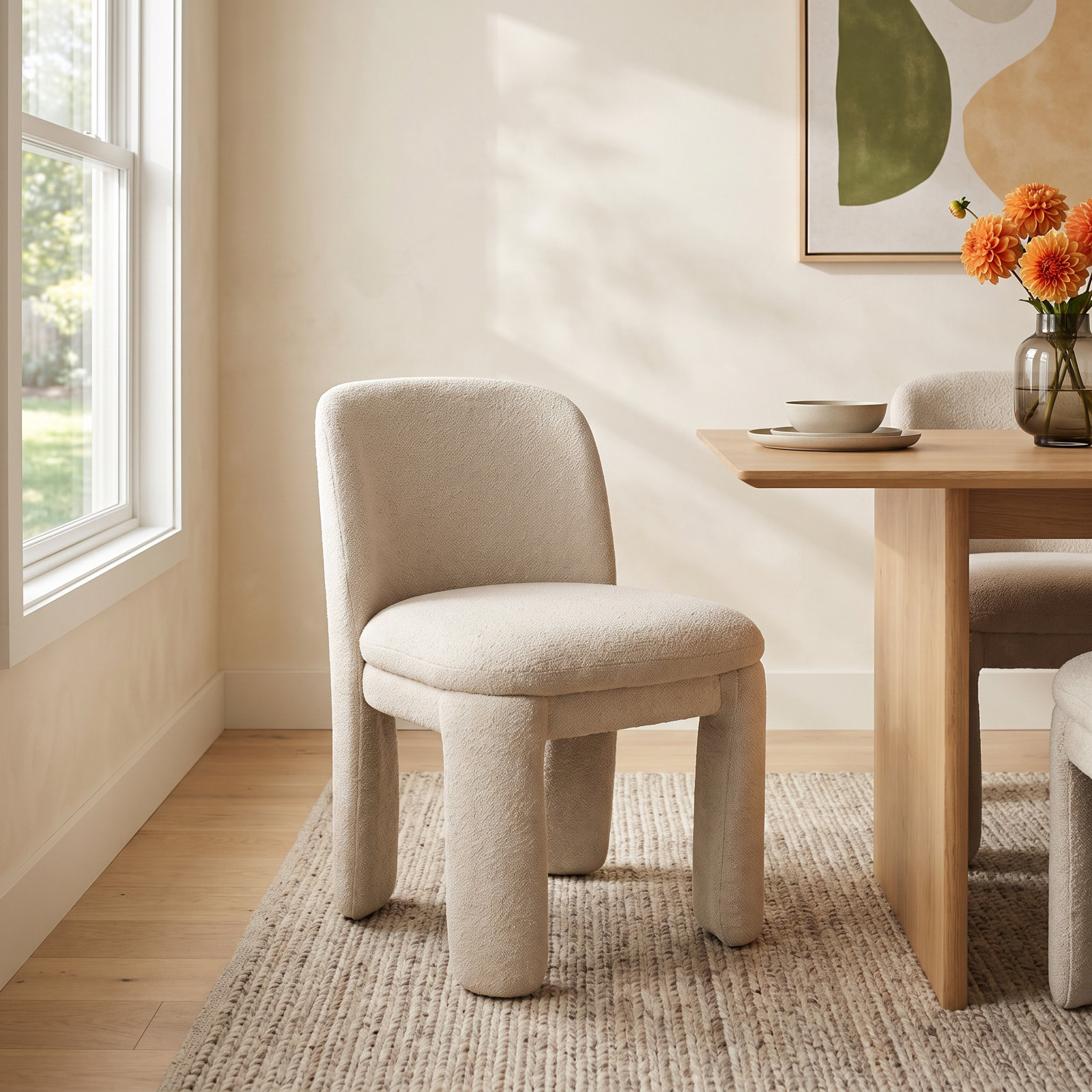 Mino Side Chair, Beige