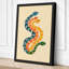 Entwined Serpents Art Deco - Wrapped Canvas-962729172-962729180
