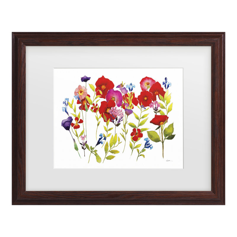 Œuvre encadrée de «Bachelor Shirley Novak Summer Arrangement», H 18,75 po x l 22,75 po