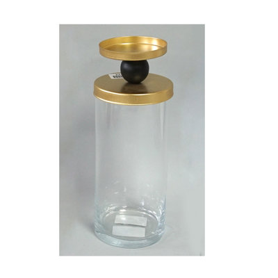 Lanterne de plateau en verre 10,25 po
