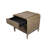 Waterfall End Table - Latte