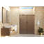 Equinox 56 - 60 in. x 78 in. Fully Frameless Tinted Sliding Shower Door-1412676324