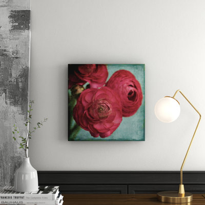 Ranunculus by Judy Stalus - Wrapped Canvas Print