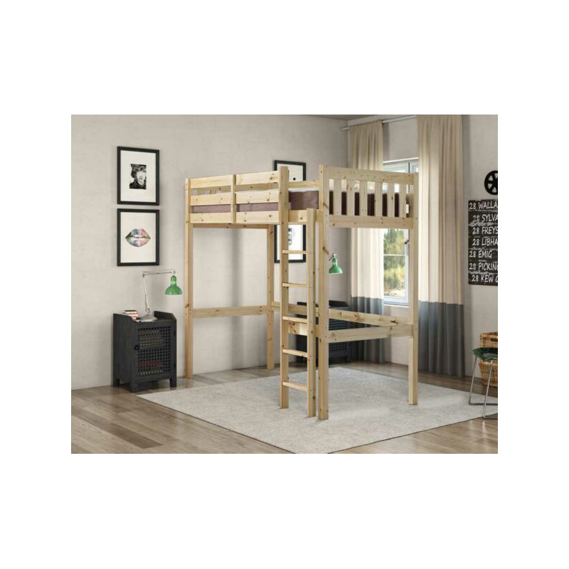 Fortin High Sleepers with Built-in Ladder Included, Small Single (2'6)