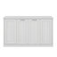 Lit escamotable horizontal horizontal avec armoire pliante, meuble peu encombrant pour chambre d'amis et bureau personnel