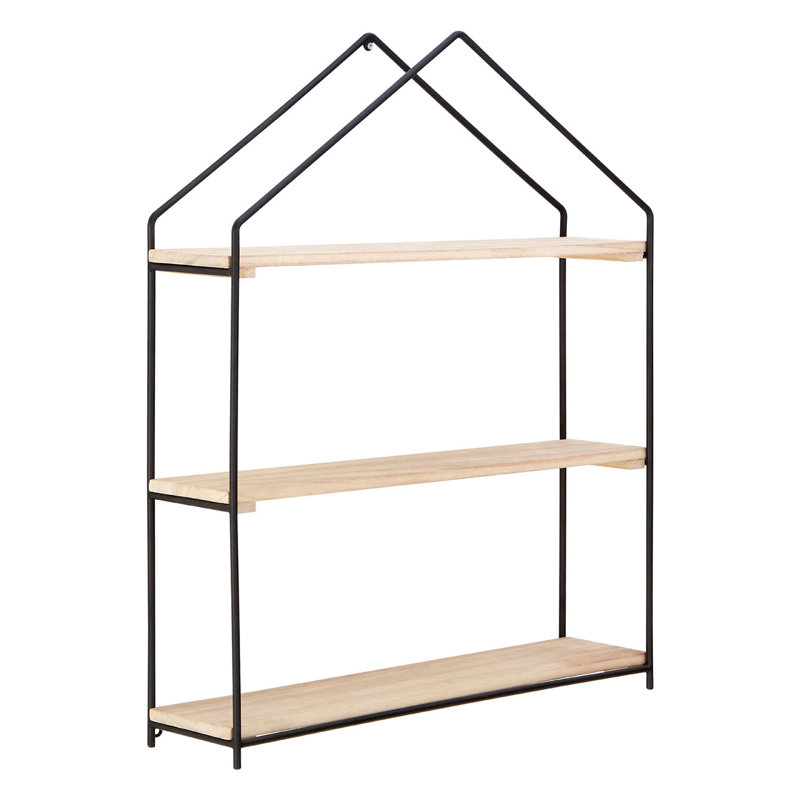 Bilst 3 Piece Solid Wood Accent Shelf