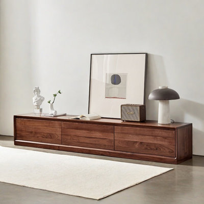 Meuble télé en bois massif de luxe