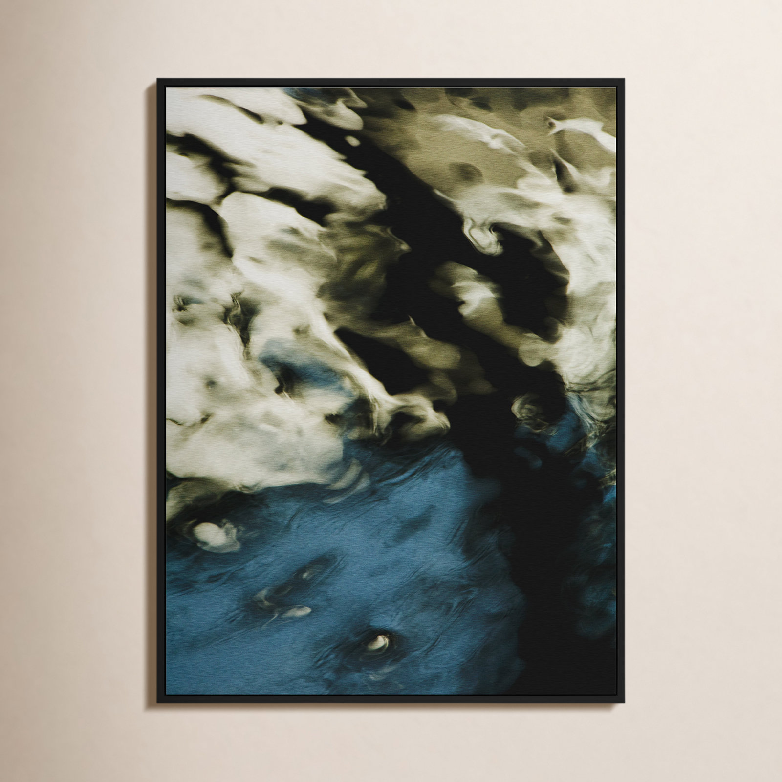 Phoenix Rising by Geoffrey Baris, Black Framed, 48" H x 36" W x 2" D