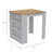 Kitchen Island, Three Shelves Concealed-1617819067-1617819069