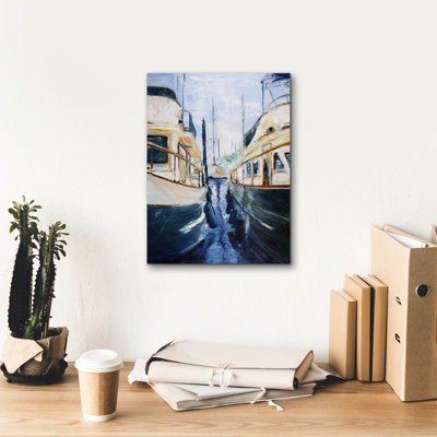  'Grand Banks' by Curt Crain Canvas Wall Art, 12" x 16"