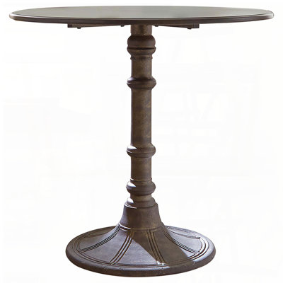Bronze Round Bistro Dining Table – Traditional Parisian Style