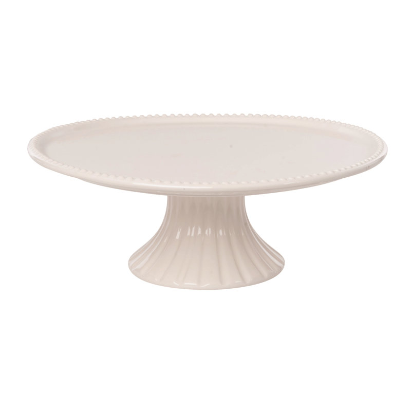 Présentoir à gâteaux blanc 12,75 po