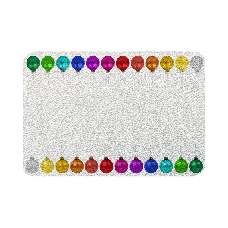 Vegan Leather Retangle Placemats