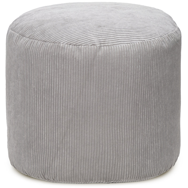 Dotcom Inga Bean Bag Pouf, Gray