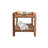 EcoDecors, Earthy Teak Classic Teak Shower Bench, with LiftAid Arms-25158391