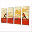 Jeu de ping-pong rouge et or-107605724