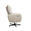 Fauteuil inclinable électrique pivotant, inclinable électrique avec charge USB et de type C, fauteuil d'appoint pivotant en velours pivotant à 360 ° pour le bureau à domicile et le salon, facile à assembler, beige-1552142294