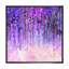 Printemps fleurs mauves arbre Wisteria en fleur - œuvre d'art traditionnelle sur toile-1327843699-1327843700