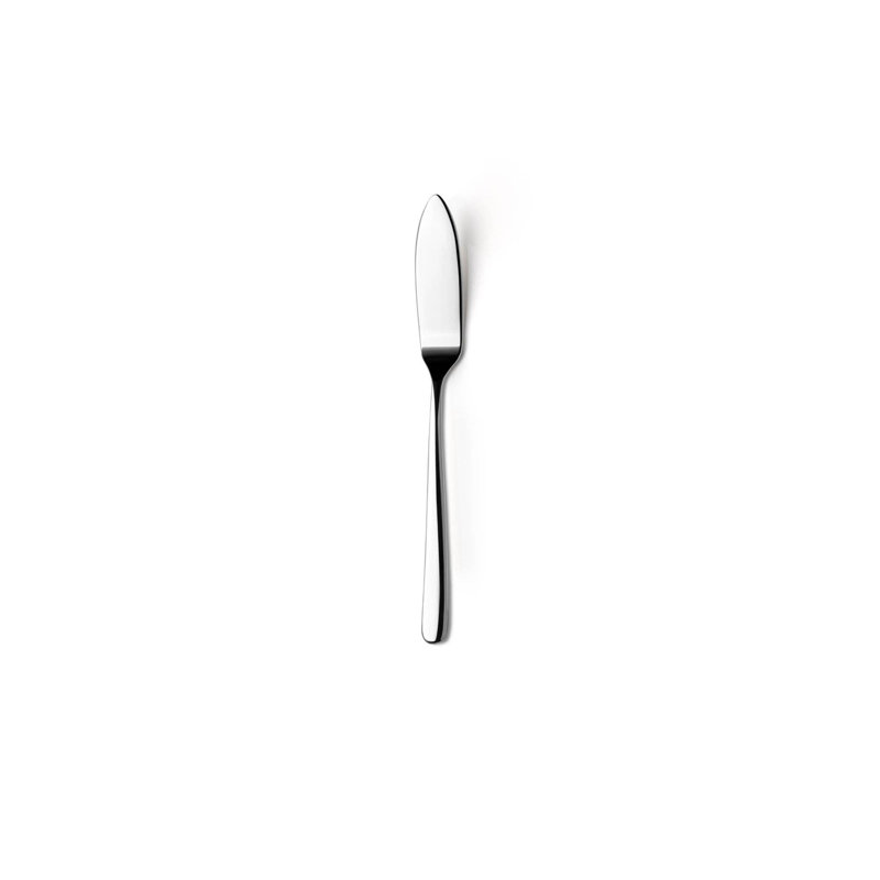 Épandeur à beurre en acier inoxydable Clista | Argent | 6,6 po | Ensemble de 12 