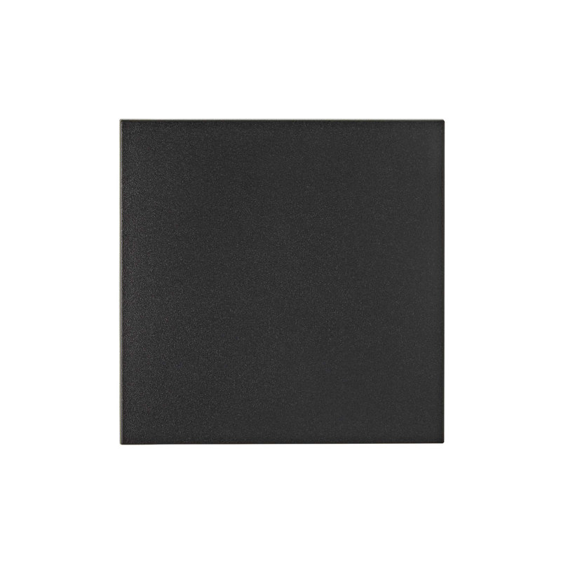 Sudais Matte Black 5.8cm H Integrated LED Outdoor Sconce