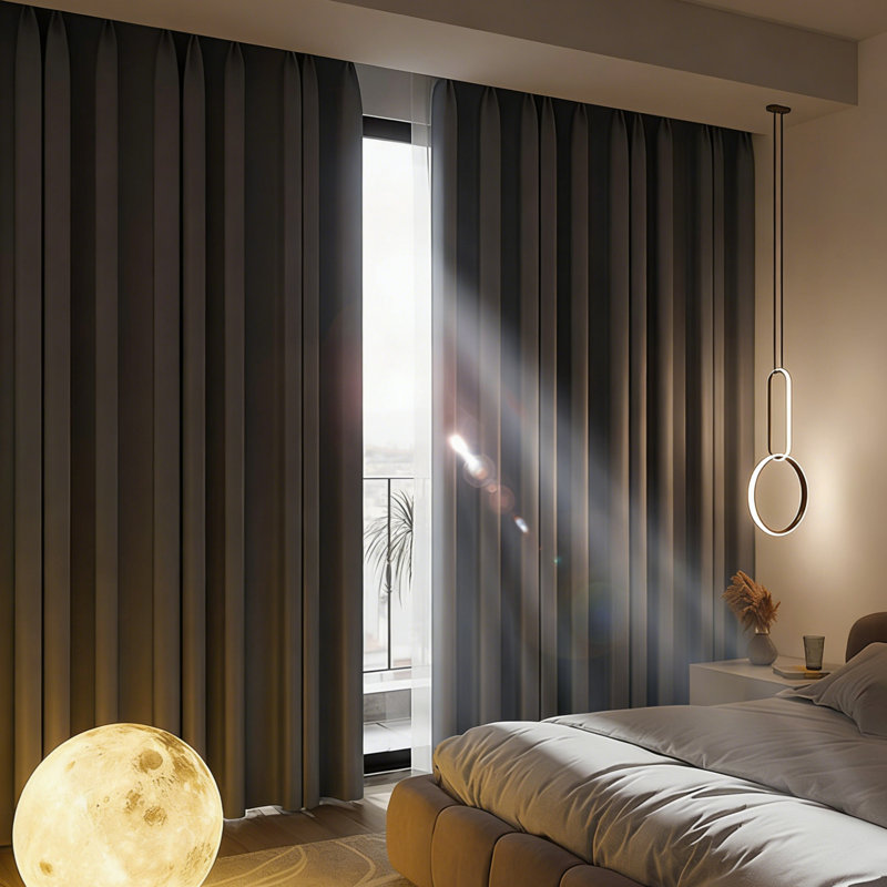 Curtain For Living Room Window Curtains For Bedroom 2 Panels, 106.29" W x 106.29" L