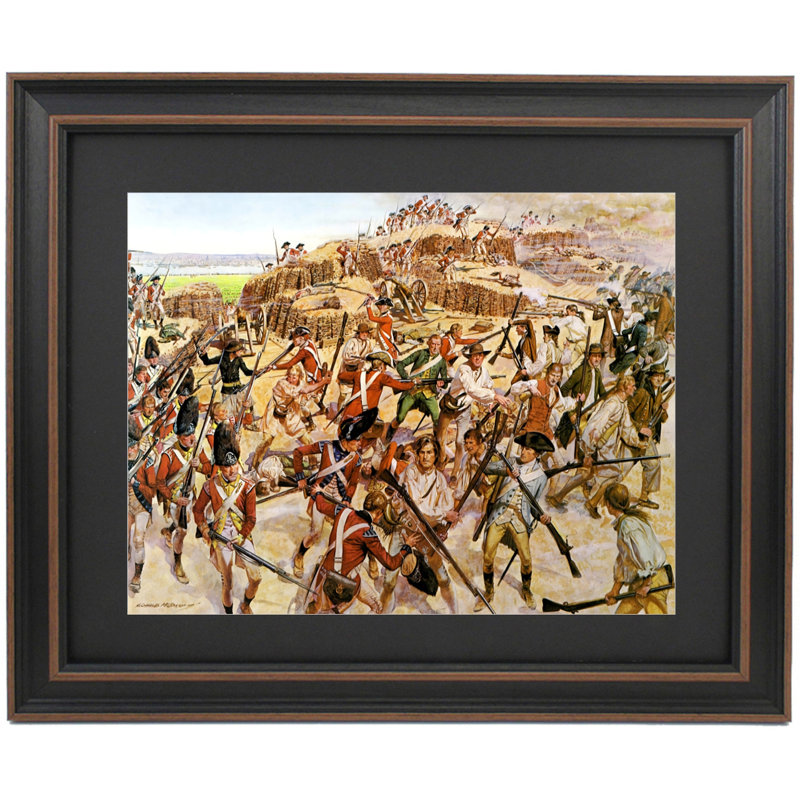 Bunker Hill par Hugh Charles Mcbarron, H 18,5 po x l 24 po