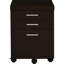Rangement pour 3 bureaux - Finition cappuccino
