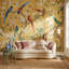 Papier peint floral avec oiseaux-593449365-593449361