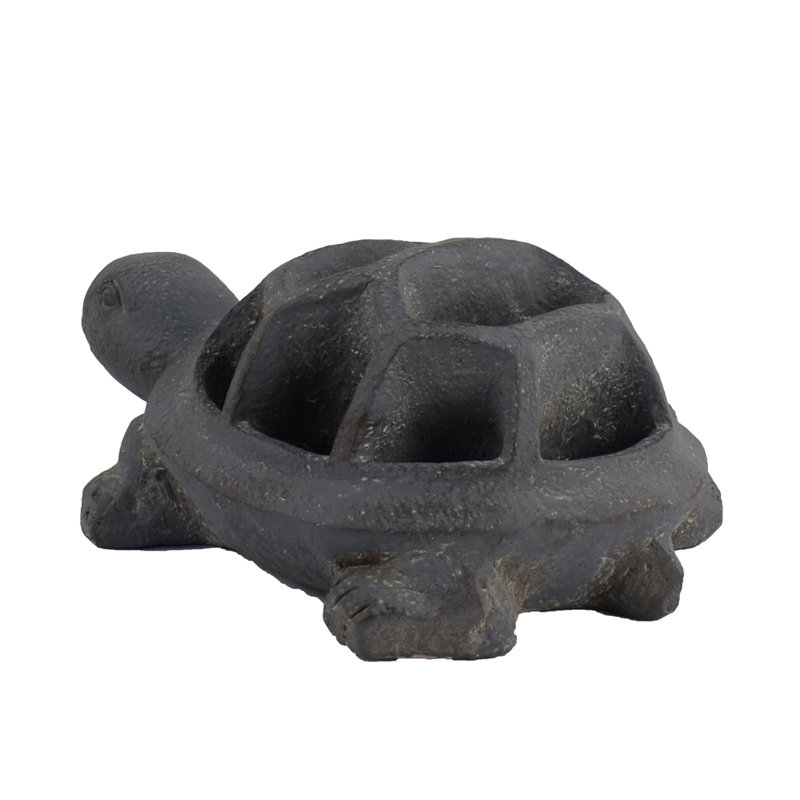 Sabina TORTOISE Planter 15cm Blue Iron Effect