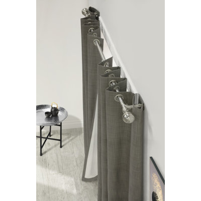 Morehouse Blackout Curtain Rod With Ball Finial