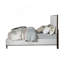 Très grand lit en tissu gris clair Carena-1015616603