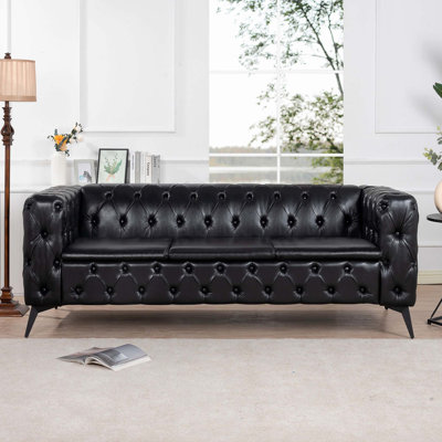 84.06"Width Traditional 3 Seater Sofa