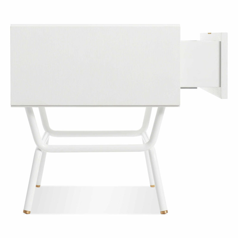 Dang 22'' W Metal Nightstand, White