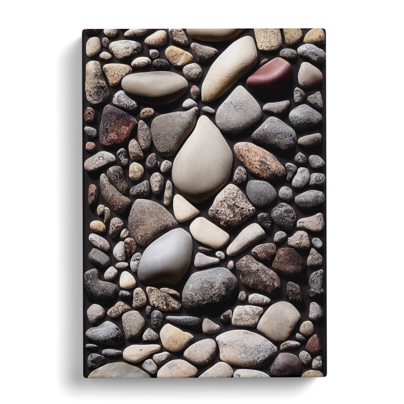 CAN-V0523-1789X Pebbles Vol.1 - Wrapped Canvas Print, 50cm H x 35cm W