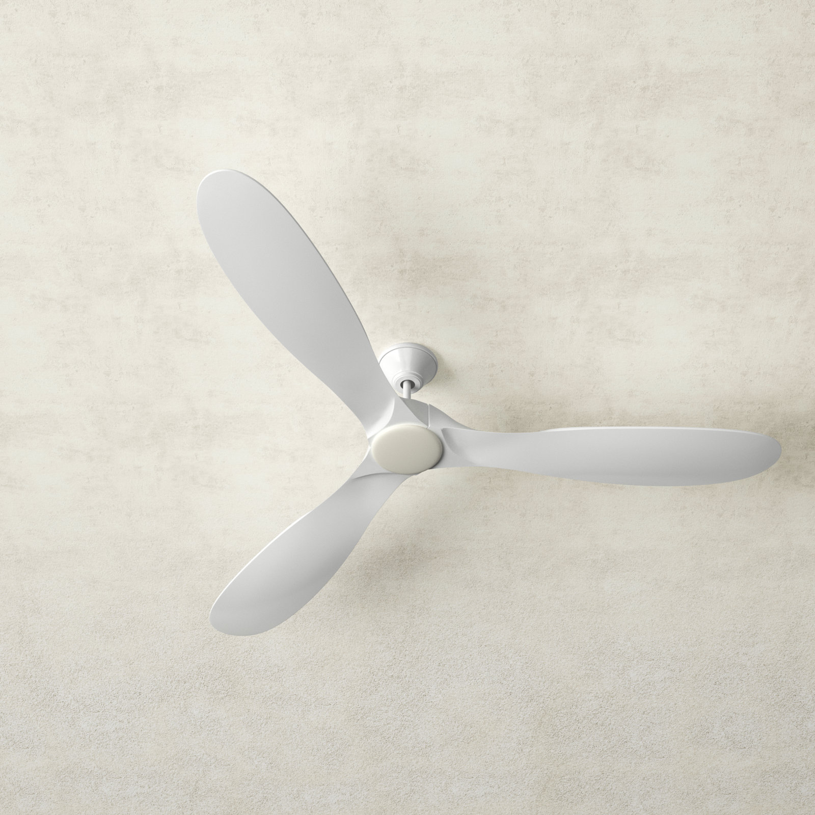 Ceiling Fan with LED Light Kit, Matte White, 52 inches