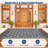 9' x 18' Waterproof Reversible Outdoor Rug, Plastic Straw Weave, Lightweight and Easy-Clean Patio Mat for Deck, Backyard, Camping or RV Use, Grey-422947561-422947560