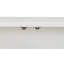 Armoire console Ansaldo blanc perle et argent scintillant