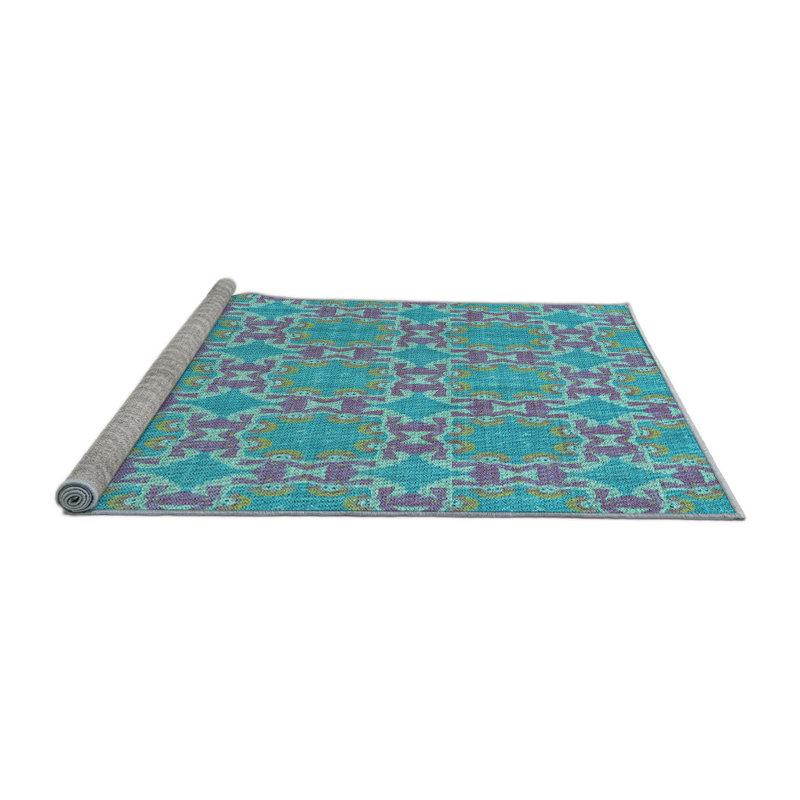 Geometric Indoor Rug, Square 5'