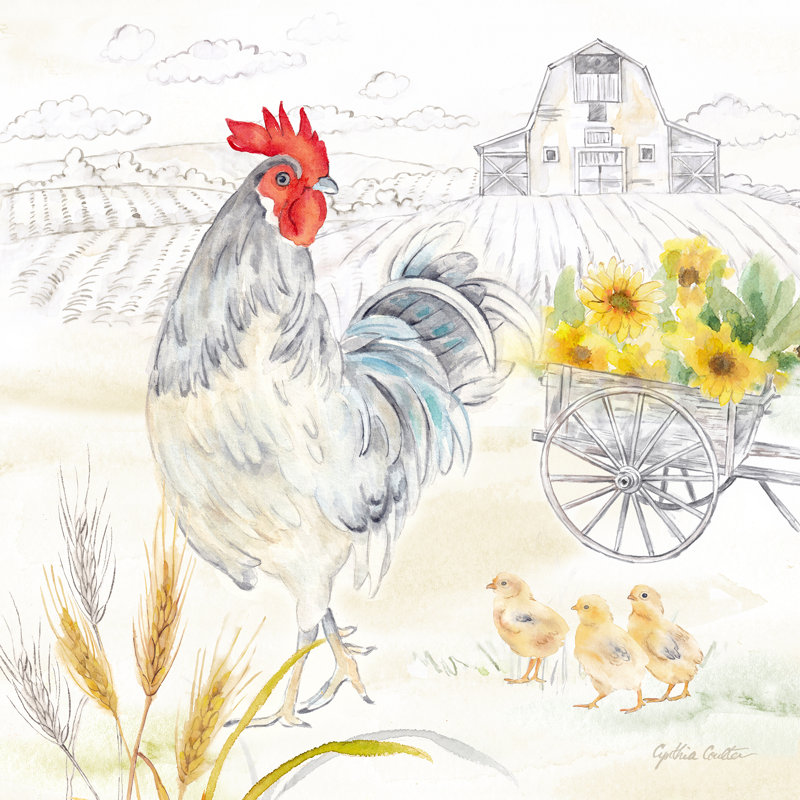 Impression sur toile Amacha Good Morning Sunshine IV par Cynthia Coulter, H 20 po x l 20 po