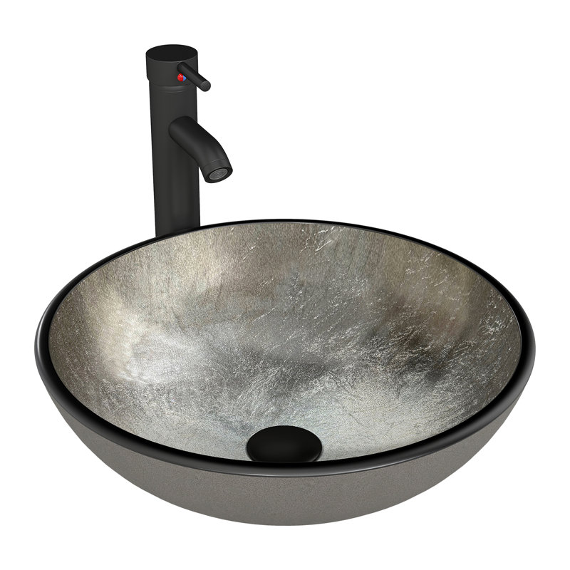 Meuble-lavabo avec lavabo bol 30 po Warde, 30", Black, Black