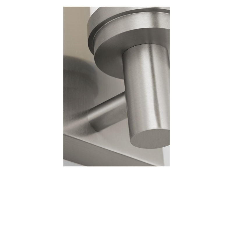 Coiffeuse Coles, H 12,6 po x l 4,5 po x P 3,87 po, Nickel brossé