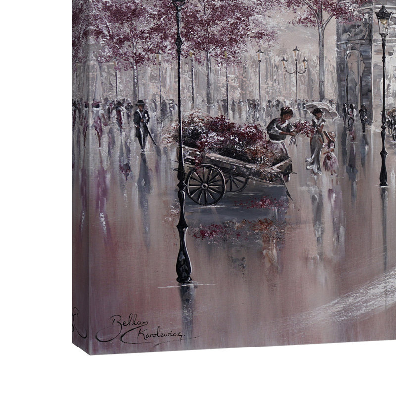 «Vintage Glimpse, Paris Flair I» par Isabella Karolewicz, reproduction d'art sur toile, 10 po x 15 po